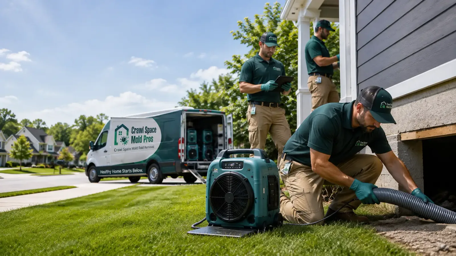 Crawl Space Mold Removal in Northrop, MN